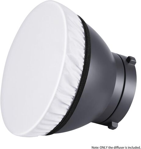 مجموعة من 12 جورب أبيض ناعم من Newks مقاس 7 بوصات/180 مم، يخفف من إخراج الضوء، مثالي لعاكس ستروب الاستوديو، والصور الفوتوغرافية، وتصوير المنتجات وتصوير الفيديو in Kuwait