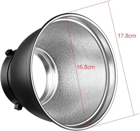 Soonpho 7" Standard Reflector Diffuser Lamp Shade Dish with 10° /30°/ 50° Degree Honeycomb Grid White Soft Cloth for Bowens Mount Studio Strobe Flash Light Speedlite in Saudi Arabia
