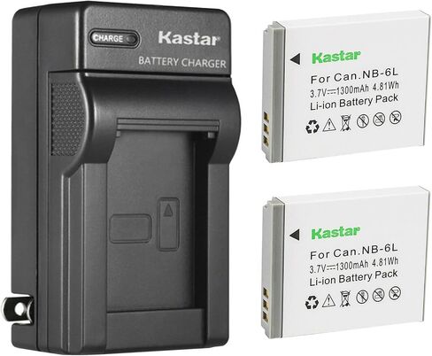 Kastar 4-Pack Battery and AC Wall Charger Replacement for Lecran FHD 1080P 36.0 Mega Pixels Vlogging Camera, Lecran FHD 2.7K 44.0 Mega Pixels Vlogging Camera, Compact Portable Mini Cameras in Saudi Arabia