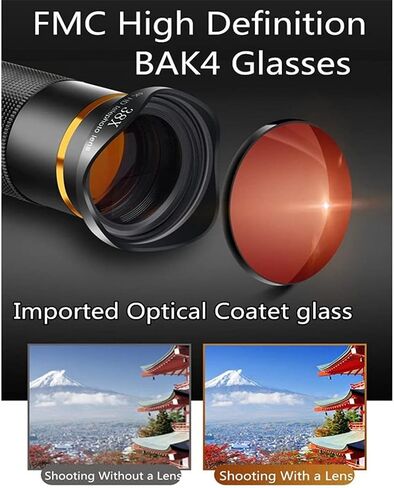 WSZTT Telecope Lens 4K Universal Telephoto Phone Camera Lens for Smartphone Mobile Lens Kit Include Tripod (Size : D) in Saudi Arabia