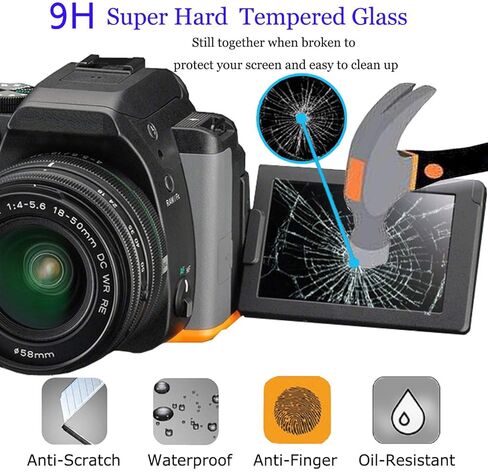 Glass Screen Protector Compatible for Panasonic LUMIX S1 S1R (not for S1H) Camera,debous Tempered Glass Clera Hard Protective Film Shield Cover (3pcs)+ 2pcs Hot Show Level Cover in Saudi Arabia