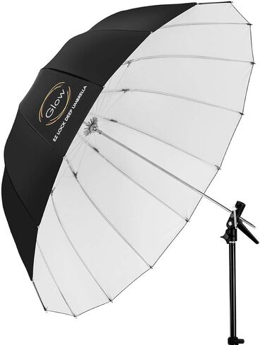 Glow Easy Lock X-Large Deep White Fiberglass Umbrella (65") in Kuwait