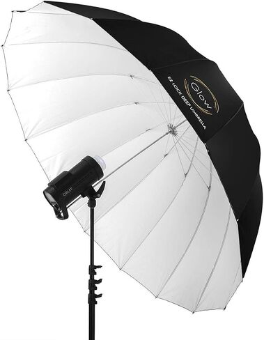 Glow Easy Lock X-Large Deep White Fiberglass Umbrella (65") in Kuwait