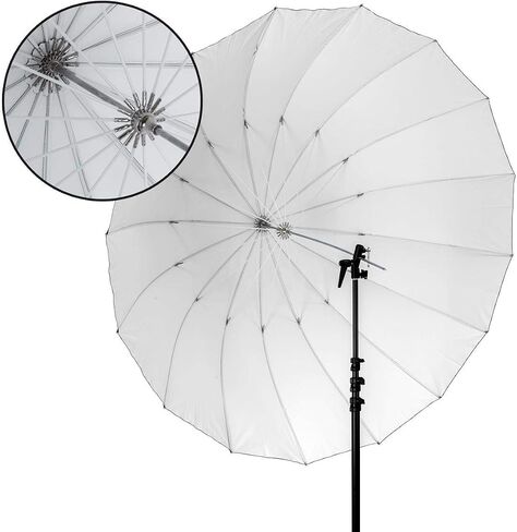 Glow Easy Lock X-Large Deep White Fiberglass Umbrella (65") in Kuwait