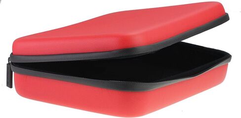 Navitech Red Hard Rugged Protective Portable Handheld Binocular Case Compatible with The Nikon Monarch 10x30 in Saudi Arabia