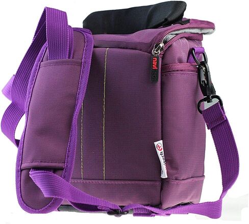 Navitech Purple Water Resistant Protective Portable Handheld Binocular Case and Travel Bag Compatible with The Canon 12x32 is in Saudi Arabia