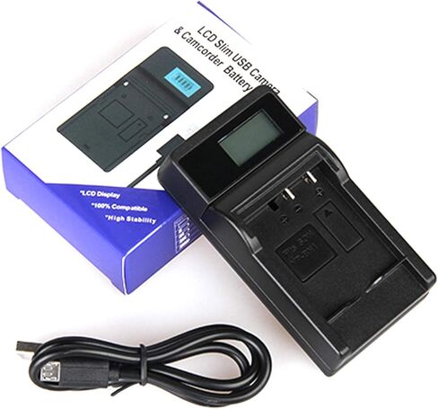 LCD USB Travel Battery Charger for Sony DCR-TRV330, DCR-TRV330E, DCR-TRV325, DCR-TRV325E Handycam Camcorder in Saudi Arabia