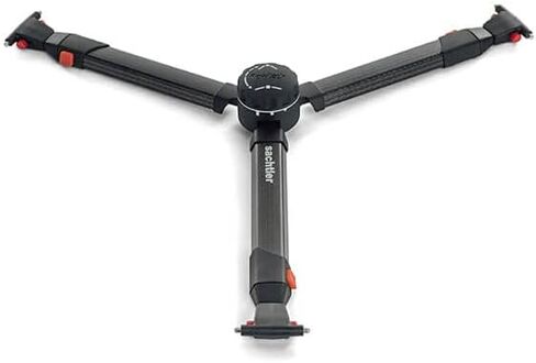 Sachtler aktiv12T 100mm Fluid Head with flowtech 100 Carbon Fiber Tripod and Mid-Level Spreader in Kuwait