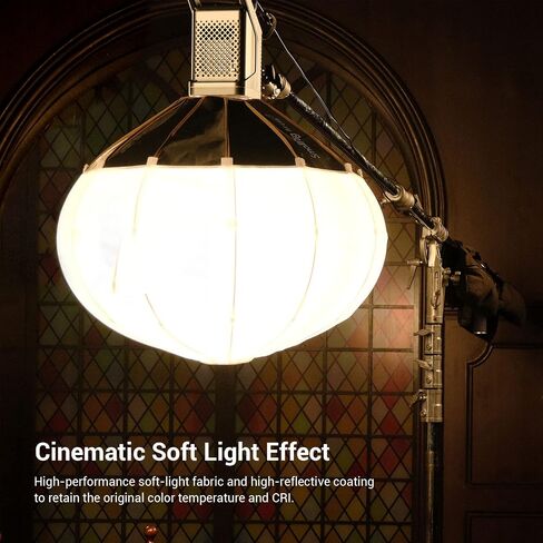 SmallRig Lantern Softbox Quick Release-One Step, Light Modifier with Fabric Barn Doors, Softbox Diffuser for SmallRig Video Light 120B, 120D, 220B, 220D and Other Bowens Mount Light in Saudi Arabia