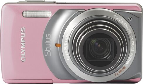 Olympus Stylus 7010 12MP Digital Camera with 7x Dual Image Stabilized Zoom and 2.7 inch LCD (Pink) in Kuwait
