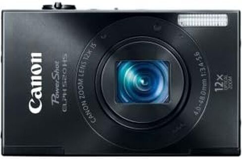 Canon PowerShot ELPH 520 HS 10.1 MP CMOS Digital Camera with 12x Ultra Wide-Angle Optical Image Stabilized Zoom Lens and Full 1080p HD Video (Blue) in Kuwait