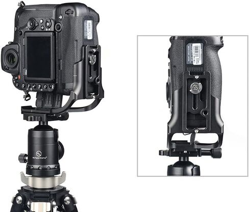 صن WAYFOTO PNL-D850G لوحة L مخصصة لكاميرا نيكون D850 مع مقبض بطارية مع محور حركة / RRS متوافقة مع Sunway in Kuwait