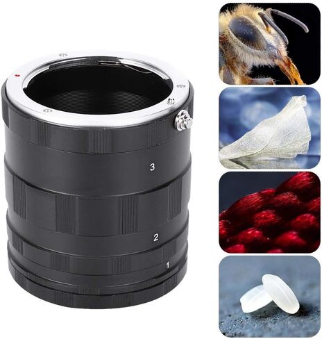Manual Focusing Macro Extension Tube, Close-Up Lens Adapter Ring for Sony E Mount NEX Camera Lens A7 A7R A7S NEX-7 6 5T 5C 5R 5N F3 C3 3 A6000 A5100 A5000 in Saudi Arabia