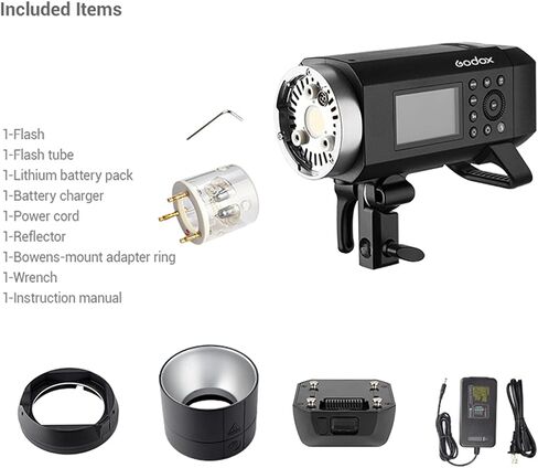 Godox AD400 Pro AD400Pro ضوء فلاش خارجي، 400ws 1/8000s HSS TTL الكل في واحد، مصباح تشكيل LED 30 وات، 390 قوة كاملة Pops Speedlite مع Godox ML-CD15 مجموعة قبة التوزيع in Saudi Arabia