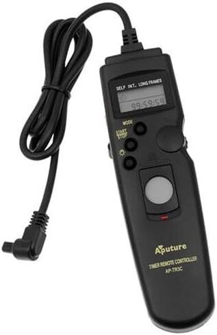 Aputure Timer Camera Remote Control Shutter Cable 3C, for Canon EOS 1D, 1DS Mark II, III, Mark III, IV, 1DC, 1DX, D30, D60, 10D, 20D, 20DA, 30D, 40D, 50D, 5D, 5D Mark II, III, 7D, fully compatible with Canon RS80N3, Inexpensive Intervalometer for Time Lap in Saudi Arabia