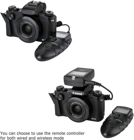 JJC Wireless Intervalometer Timer Remote Control Shutter Release for Panasonic Lumix ZS99/TZ99 S9 G100D Cameras in Saudi Arabia