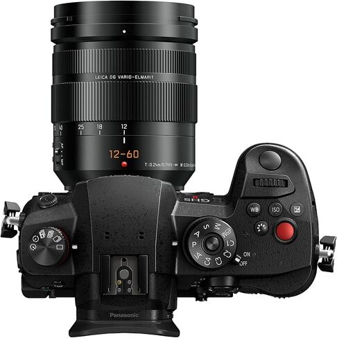 Panasonic LUMIX GH5M2, 20.3MP Mirrorless Micro Four Thirds Camera with Live Streaming, 4K 4:2:2 10-Bit Video, 5-Axis Image Stabilizer, 12-60mm F2.8-4.0 Leica Lens DC-GH5M2LK Black | 4K 4:2:2 10-Bit Video, 5-Axis Image Stabilizer, Live Streaming, 12-60mm F in Saudi Arabia