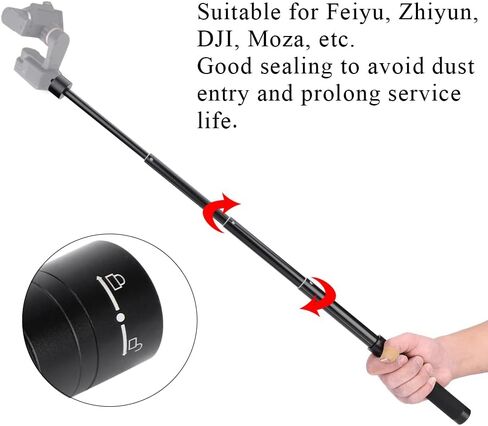 موسع ترايبود ، مونوبود تمديد برغي قوي 1/4 بوصة، لـ Feiyu Zhiyun DJI Moza in Saudi Arabia