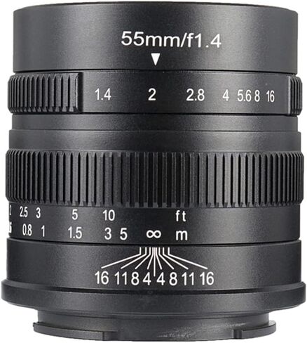 7artisans 55mm F1.4 APS-C Manual Focus Prime Mirrorless Camera Lens (X-Mount) in Saudi Arabia