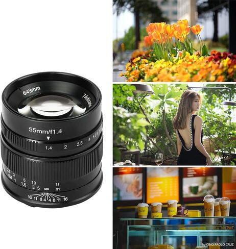 7artisans 55mm F1.4 APS-C Manual Focus Prime Mirrorless Camera Lens (X-Mount) in Kuwait