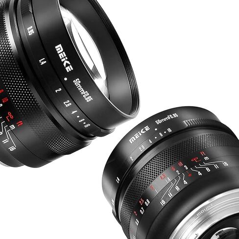 Meike 50mm F0.95 Large Aperture Wide Angle Lens Manual Focus Lens Compatible with Fujifilm X Mount Mirrorless Camera X-T3 X-H1 X-Pro2 X-E3 X-T1 X-T2 X-T4 X-T10 X-T20 X-T200 X-A2 X-E2 X-E1 X30 X70 in Kuwait