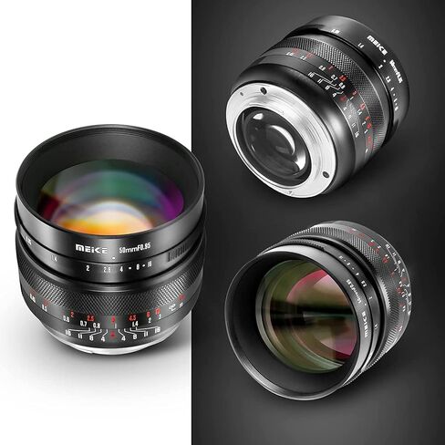 Meike 50mm F0.95 Large Aperture Wide Angle Lens Manual Focus Lens Compatible with Fujifilm X Mount Mirrorless Camera X-T3 X-H1 X-Pro2 X-E3 X-T1 X-T2 X-T4 X-T10 X-T20 X-T200 X-A2 X-E2 X-E1 X30 X70 in Kuwait