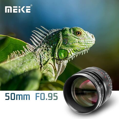 Meike 50mm F0.95 Large Aperture Wide Angle Lens Manual Focus Lens Compatible with Fujifilm X Mount Mirrorless Camera X-T3 X-H1 X-Pro2 X-E3 X-T1 X-T2 X-T4 X-T10 X-T20 X-T200 X-A2 X-E2 X-E1 X30 X70 in Kuwait