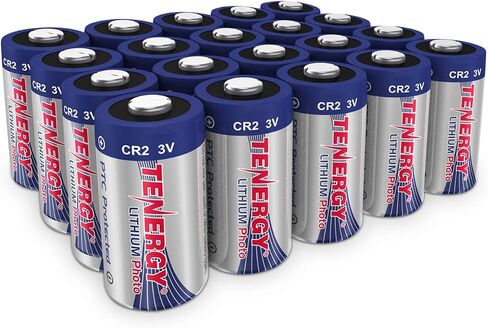 Tenergy CR2 3V Lithium Battery Non-Rechargeable PTC Protected High Performance CR2 Batteries for Flashlight, Digital Cameras, Toys, Alarm Systems, 5 Pack in Saudi Arabia