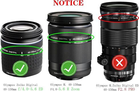 غطاء عدسة 58 مم لعدسة Olympus M.Zuiko 40-150 مم f/4.0-5.6 R Micro ED Digital Zoom Lens,HUIPUXIANG[عبوتان] in Kuwait