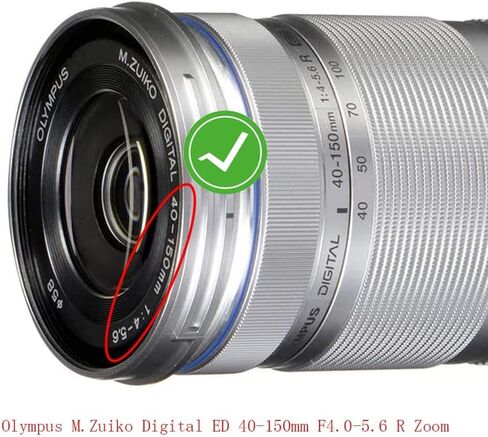 غطاء عدسة 58 مم لعدسة Olympus M.Zuiko 40-150 مم f/4.0-5.6 R Micro ED Digital Zoom Lens,HUIPUXIANG[عبوتان] in Kuwait