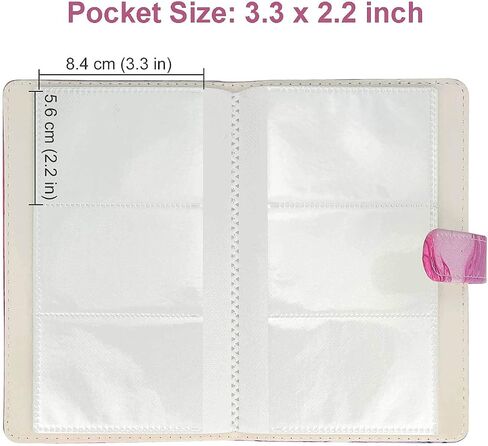 96 Pockets Mini Film Wallet Photo Album Compatible with Fujifilm Instax Mini LiPlay 11 9 8 7s 90 25 70 Instant Camera, Share SP-2 Mini Link Printer in Kuwait