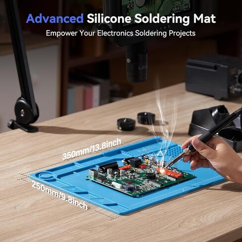 TOMLOV DM602 Flex Digital Soldering Microscope 2000x, 10.1" HDMI Microscope with 3 Lens, Coin Microscope with Ring Light +TOMLOV DM202 HDMI Digital Microscope,Coin Microscope with Screen for Adults in Saudi Arabia