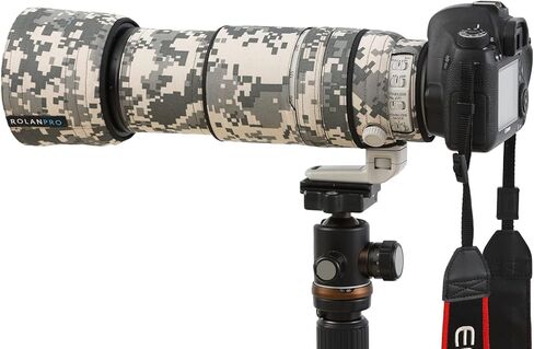 غطاء عدسة مقاوم للماء من ROLANPRO غطاء مطر مموه لكاميرا Canon EF 100-400mm f4.5-5.6 L is II USM حافظة حماية للعدسة - #UCP مقاوم للماء in Kuwait