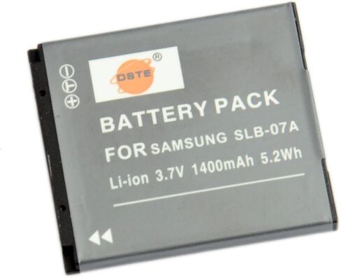 DSTE Replacement for 2X SLB-07A Battery + DC91 Travel and Car Charger Adapter Compatible Samsung PL150 ST45 ST50 ST500 ST550 ST560 ST600 TL100 TL210 TL220 TL90 as SLB-07 SLB-07B SLB-07EP in Saudi Arabia