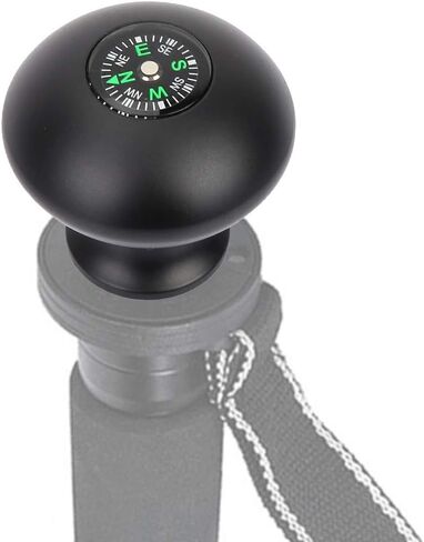 Tripod Monopod Ball Head Handle Grip Knob Outdoor Universal Trekking Pole Stick Monopod Tripod Head Grip Knob with Compass in Kuwait