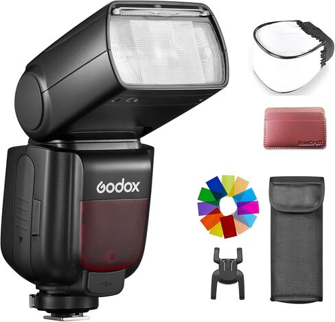 Godox TT685IIS TTL Flash GN60 Speedlite Build-in 2.4G Wireless Transmission, 1/8000s High-Speed-Sync Camera Speedlight Compatible with Sony DSLR Cameras A58 A7RII A7II A99 A9 A7R A6300 in Saudi Arabia