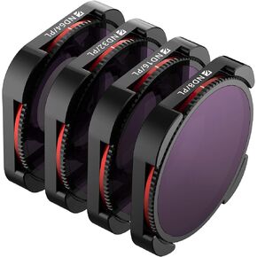 Freewell Standard Day - سلسلة 4K - 4 مرشحات ND متوافقة مع Hero11، Hero10، Hero9 أسود in Kuwait
