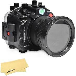 Seafrogs Underwater Housing for Sony A7R IV 40M/130FT | Waterproof Scuba Dive Case for Sony Alpha7R IV, FE 28-70mm F3.5-5.6 and 16-35mm F4, leak sensor, vacuum port, scuba video. in Kuwait