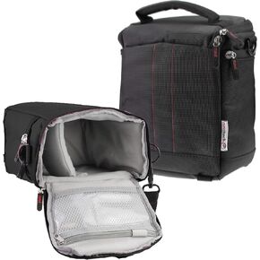 Navitech Black Protective Portable Handheld Binocular Case and Travel Bag Compatible with The Braun Premium 7 50 WP in Kuwait