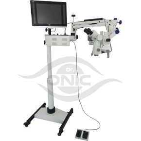 Neurosurgery Operating Microscope 5 Step, 45° Binoculars,Floor Type,LED Screen, HD Camera,Beam Splitter,LED Illumination in Saudi Arabia