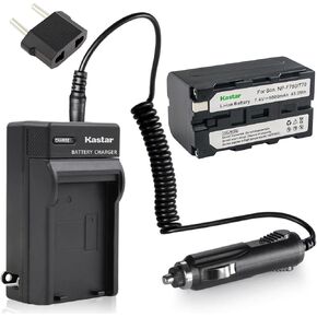 Kastar Battery (1-Pack) and Charger Kit Replacement for Sony NP-F770 NP-F750 and CCD-RV100 CCD-RV200 CCD-SC9 CCD-TR1 CCD-TR940 CCD-TR917 Camera CN-126 CN-160 CN-216 CN-304 YN 300 VL600 LED Video Light in Kuwait