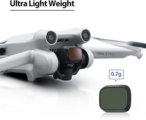 مرشحات GardTok Mini 3 / Mini 3 Pro ND، مجموعة مرشحات ND المستقطبة متوافقة مع DJI Mini 3 / Mini 3 Pro ملحقات الطائرة بدون طيار 4 حزم (CPL ND8 ND16 ND32) - (إصدار بلاستيكي) in Kuwait