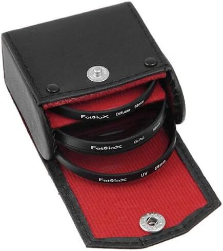 Fotodiox Filter Kit, UV, Circular Polarizer, Soft Diffuser, 58mm for Canon, Nikon, Sony, Olympus, Pentax, Panasonic Camera Lenses. in Kuwait