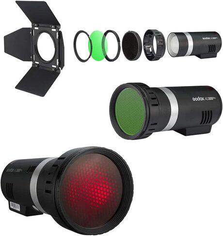 Godox BD-10 Barndoor Accessories Kit with Honeycomb Grid & 4 Color Filters | for Godox AD300Pro AD300 Pro II Outdoor Flash in Saudi Arabia