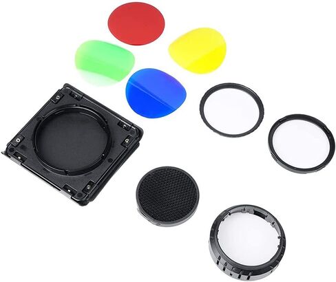 Godox BD-10 Barndoor Accessories Kit with Honeycomb Grid & 4 Color Filters | for Godox AD300Pro AD300 Pro II Outdoor Flash in Saudi Arabia