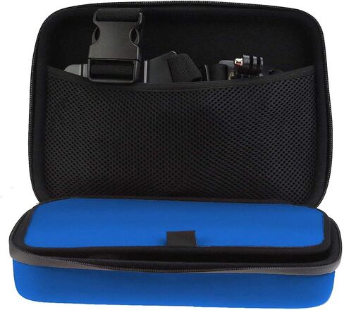 Navitech Blue Heavy Duty Robust Action Camera Hard Case - Compatible with The Dragon Touch Vision 3 PRO in Saudi Arabia