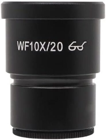 Microscope Eyepiece 10X 20X Microscope Lens Accessories Wide Angle Lens Monocular Oculars for Trinocular Microscopio (Color : 1PC WF10X) in Saudi Arabia