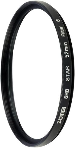 Zomei 52mm Star +6 Optical 4-Point Star Cross Filter Twinkle Effect for Digital Camera Lens in Kuwait