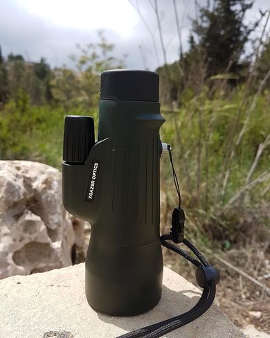 10x42 Point View High powered Monocular- Waterproof Bird Watching, Hunting, Fishing,Travel, Safari, Hiking, Monocular- Long Range, Eye-Relief Monocular w/Wrist Strap, Case & Cloth in Saudi Arabia