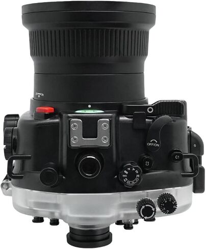 Seafrogs [40M/130FT] Underwater Camera Housing for Sony Alpha 7R IV A7R IV A7r4 (ILCE-7RM4A), Compatible with Sony 28-70mm f3.5-5.6(w/ Zoom gear),16-35mm F4, 24-70mm F4, 24mm F1.4 GM, Black in Saudi Arabia
